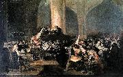 Francisco de Goya Tribunal de la Inquisicion o Auto de fe de la Inquisicion Germany oil painting artist